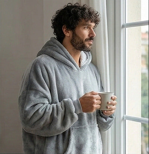 BataManta Con Capucha y Pelito