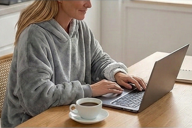 BataManta Con Capucha y Pelito