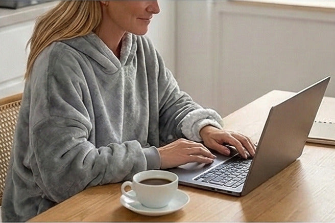 BataManta Con Capucha y Pelito