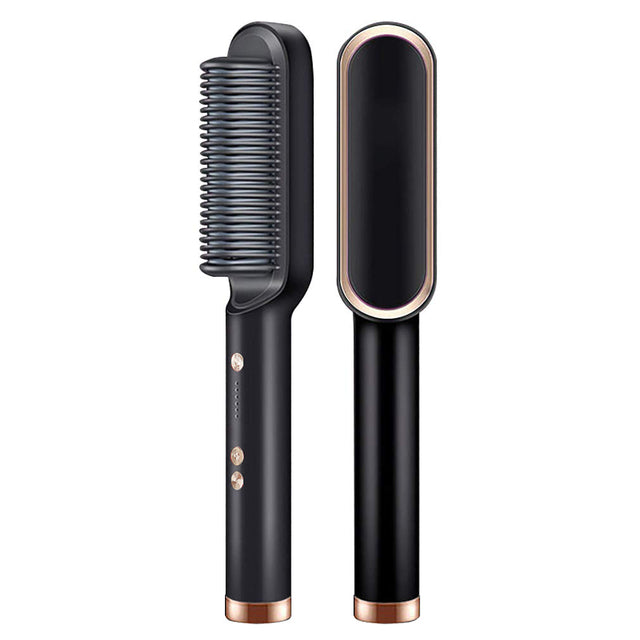 Cepillo Eléctrico Alisador Anti-Frizz