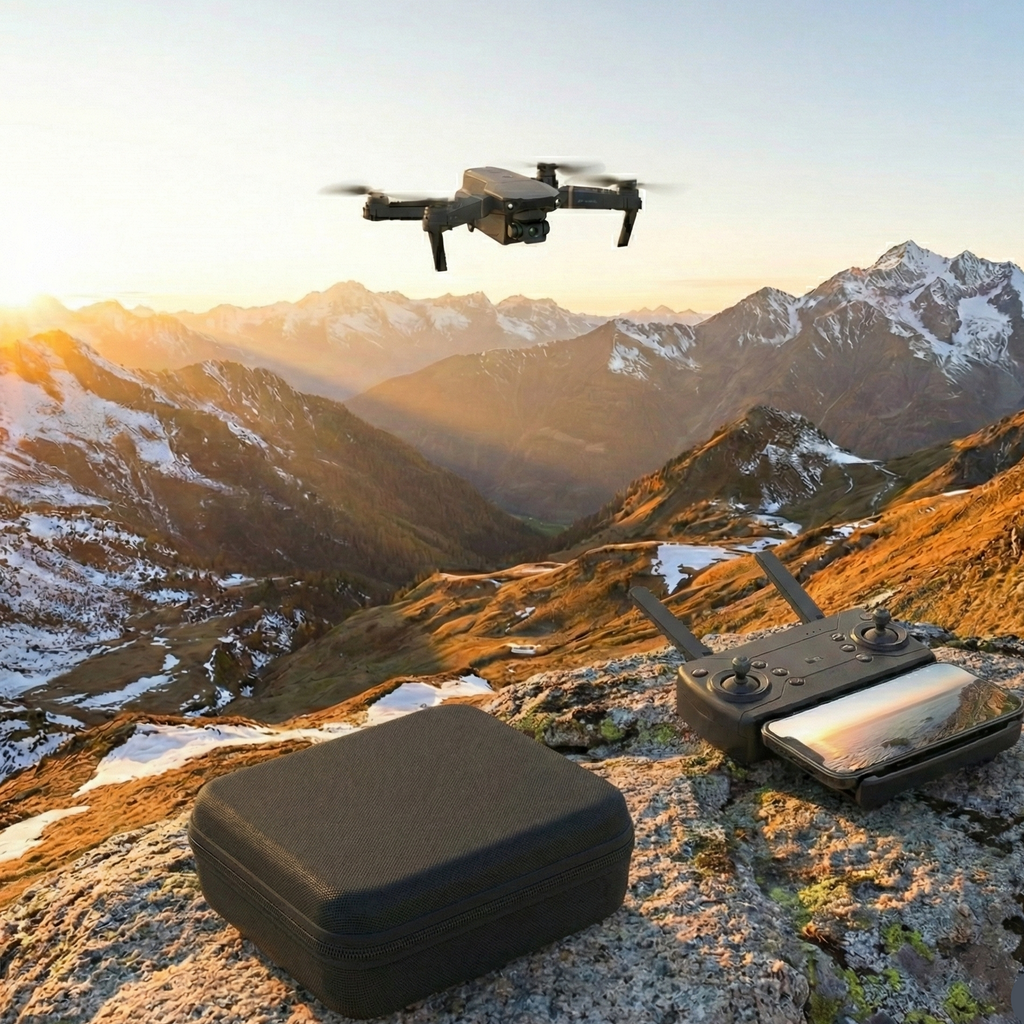 HorizonX Pro Dron plegable con doble cámara 4K