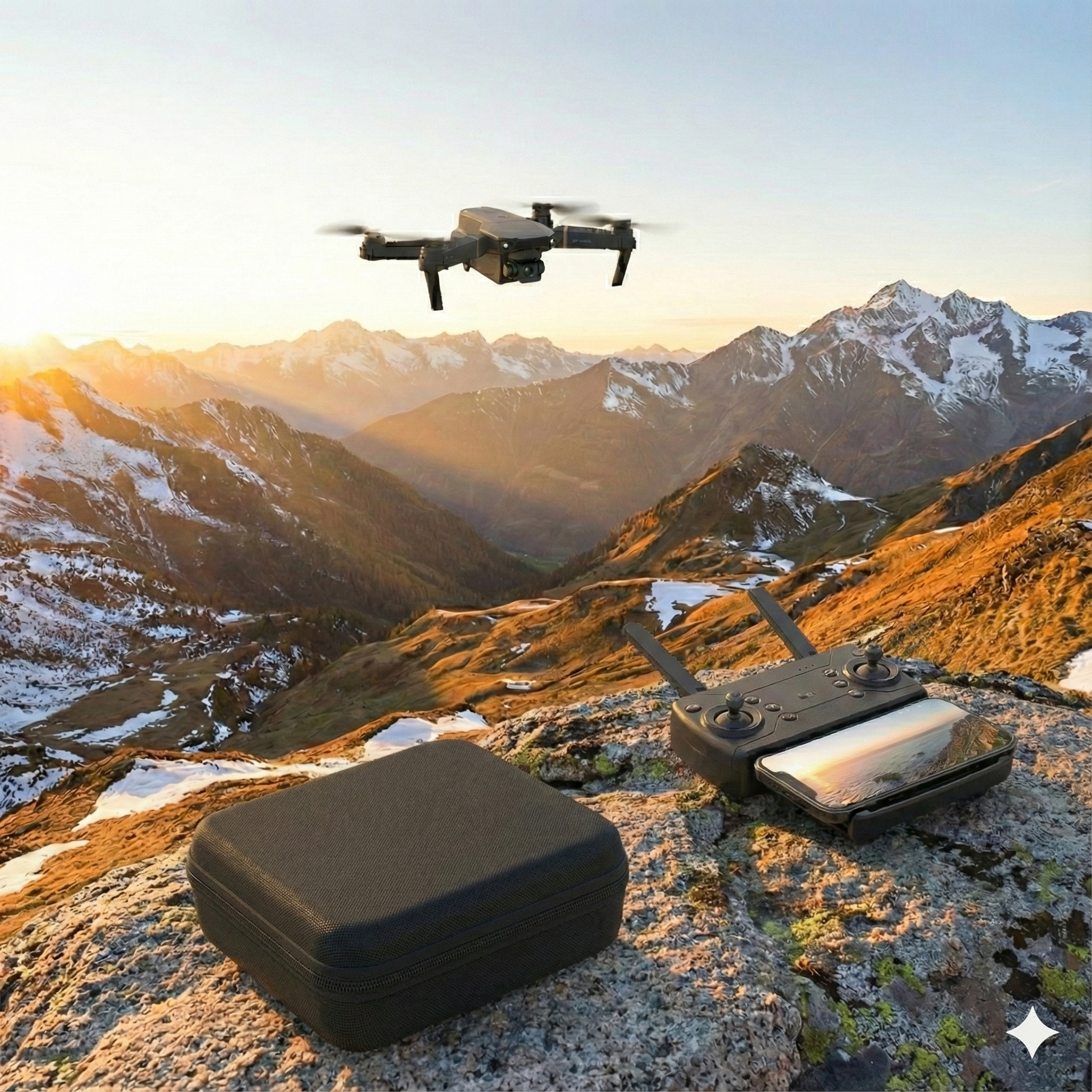 HorizonX Pro Dron Plegable con Doble Cámara 4K