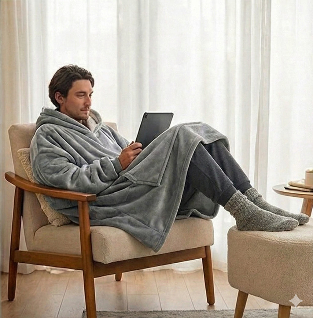 BataManta Con Capucha y Pelito