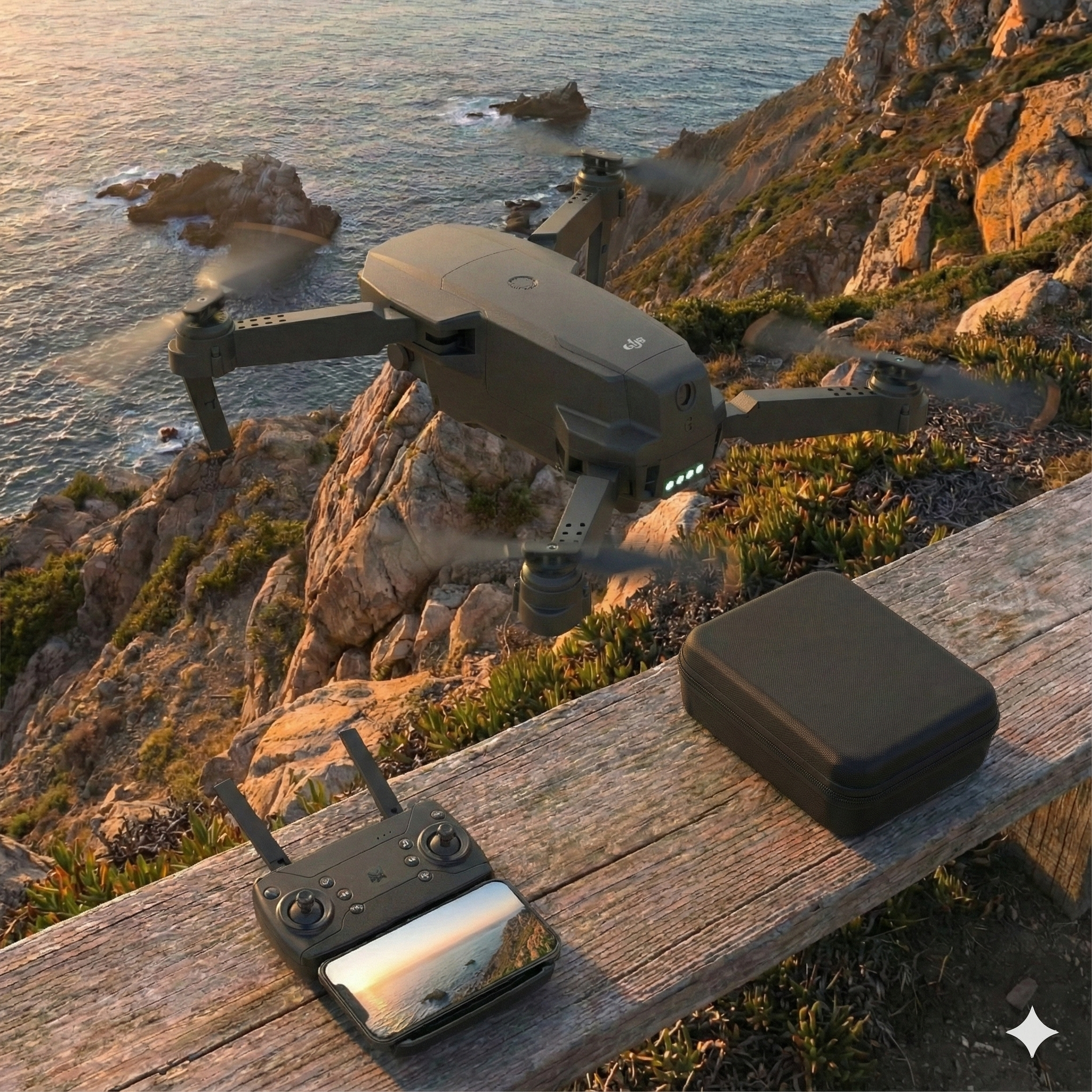 HorizonX Pro Dron Plegable con Doble Cámara 4K