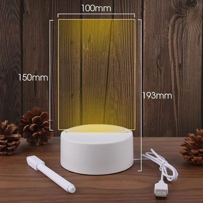 LumiBoard 3D Pizarra Personalizable y Borrable