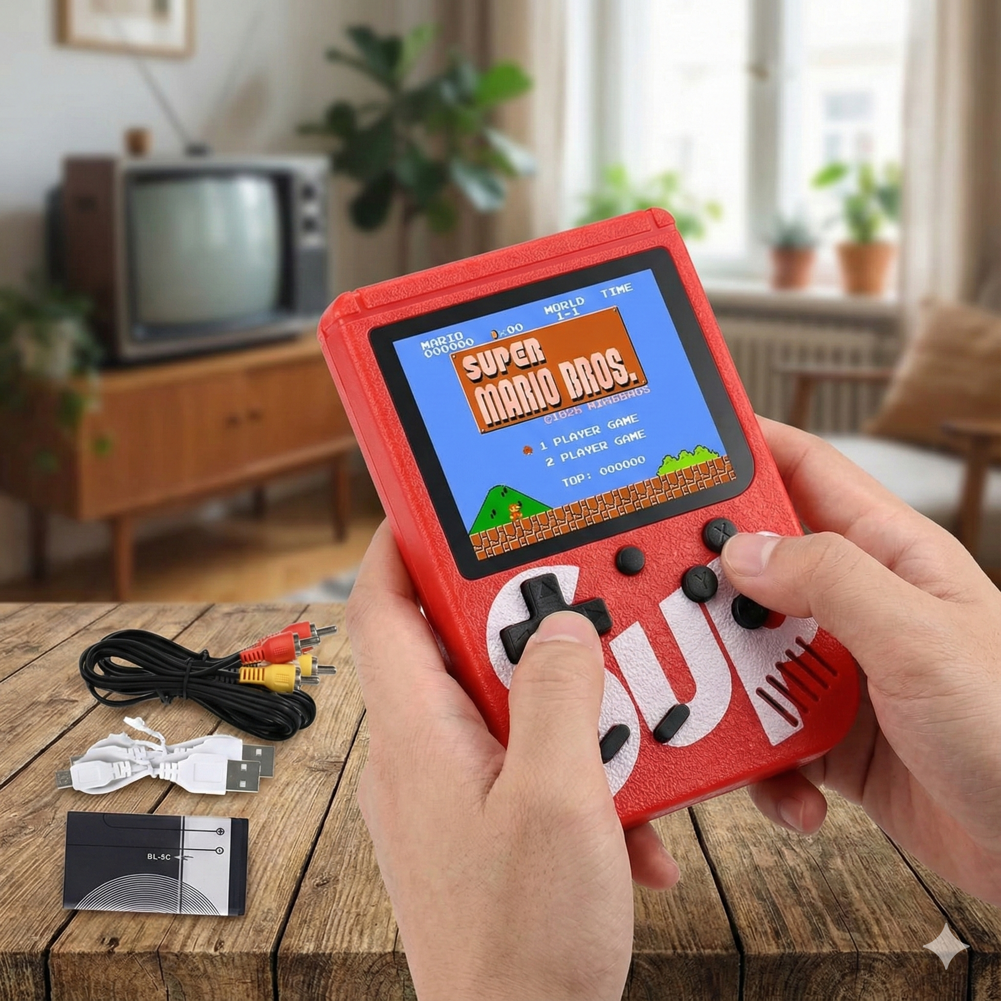 RetroBoy 400 Consola Portátil Cargada de Juegos